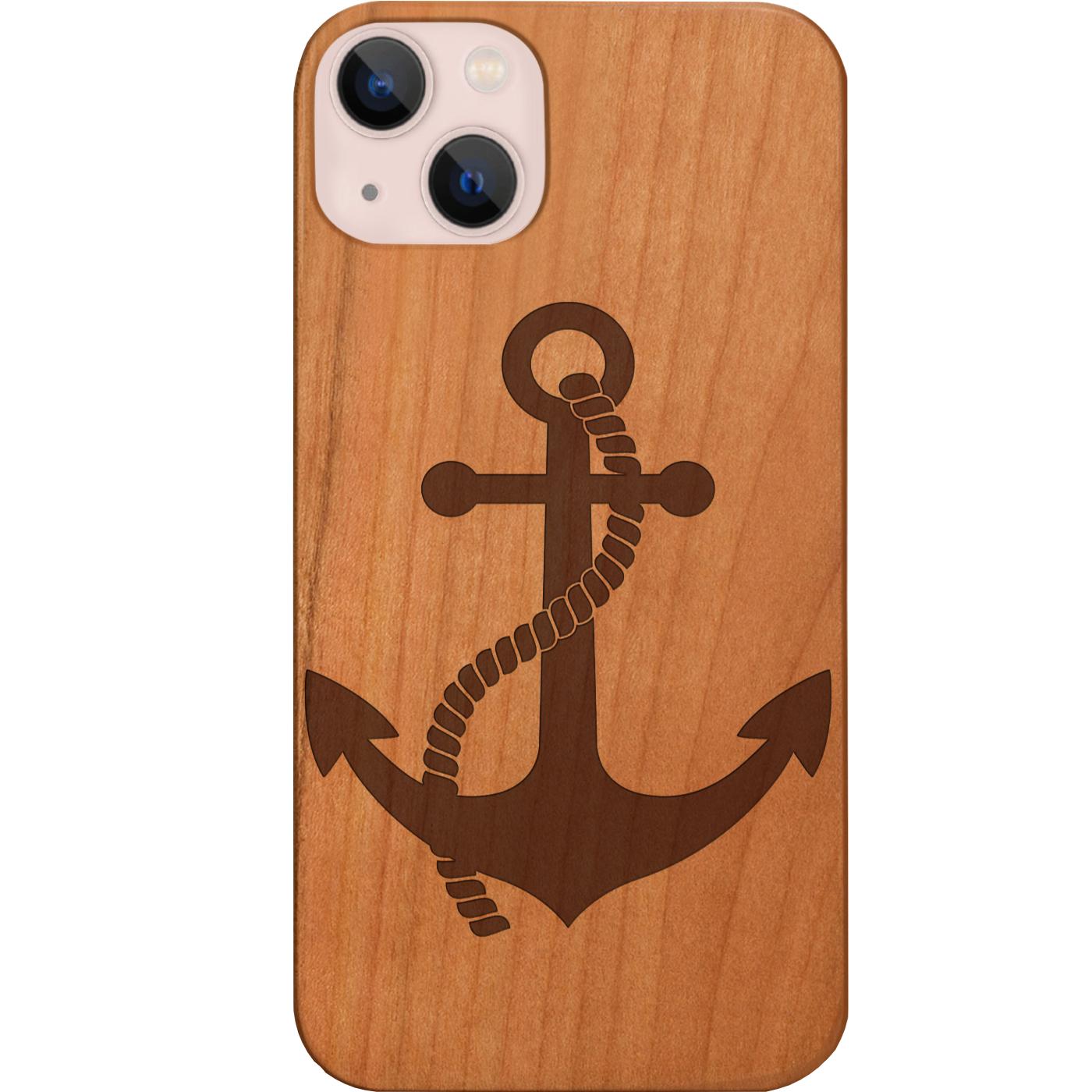 Anchor 2 Engraved Phone Case