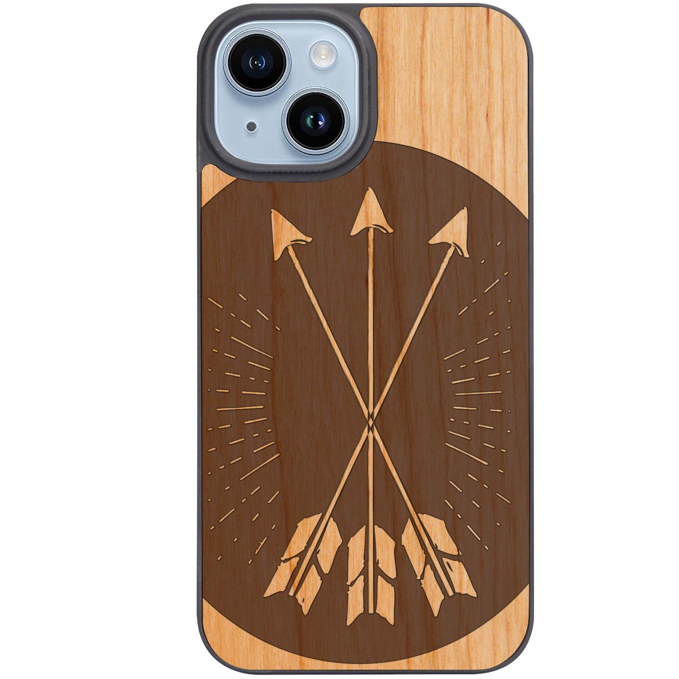 Arrows 2 - Engraved Phone Case