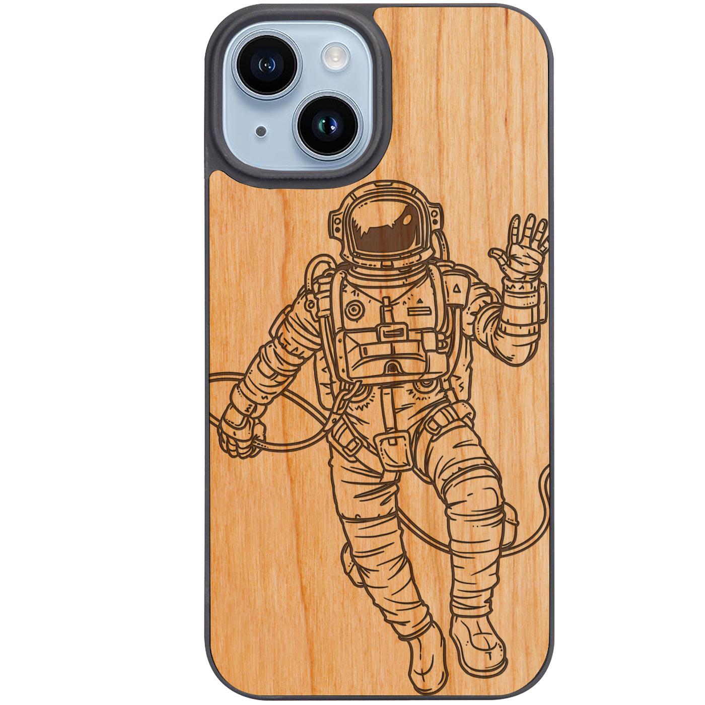 Astronaut - Engraved Phone Case