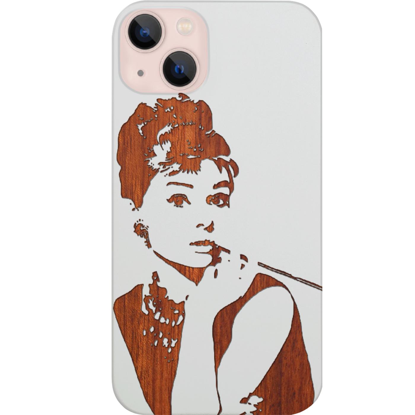 Audrey Hepburn - Engraved Phone Case for iPhone 15/iPhone 15 Plus/iPhone 15 Pro/iPhone 15 Pro Max/iPhone 14/
    iPhone 14 Plus/iPhone 14 Pro/iPhone 14 Pro Max/iPhone 13/iPhone 13 Mini/
    iPhone 13 Pro/iPhone 13 Pro Max/iPhone 12 Mini/iPhone 12/
    iPhone 12 Pro Max/iPhone 11/iPhone 11 Pro/iPhone 11 Pro Max/iPhone X/Xs Universal/iPhone XR/iPhone Xs Max/
    Samsung S23/Samsung S23 Plus/Samsung S23 Ultra/Samsung S22/Samsung S22 Plus/Samsung S22 Ultra/Samsung S21