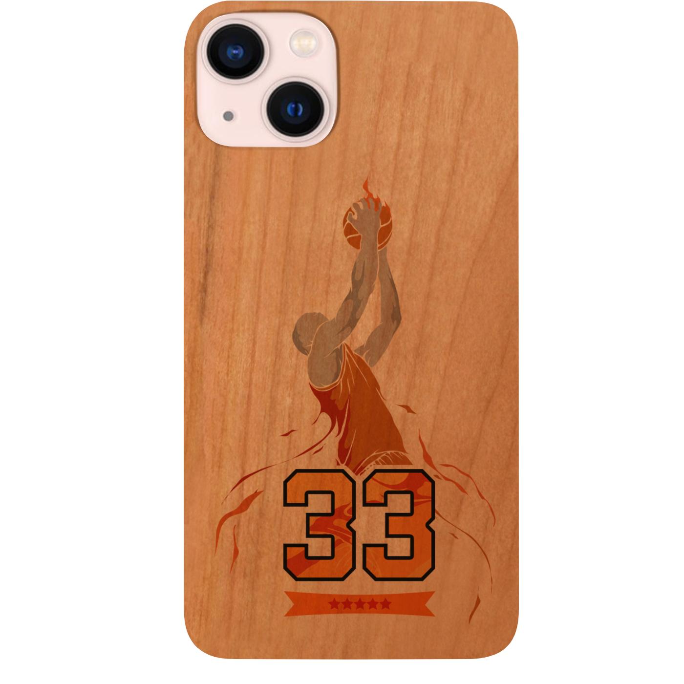 Basketball Flame UV Color Printed Phone Case