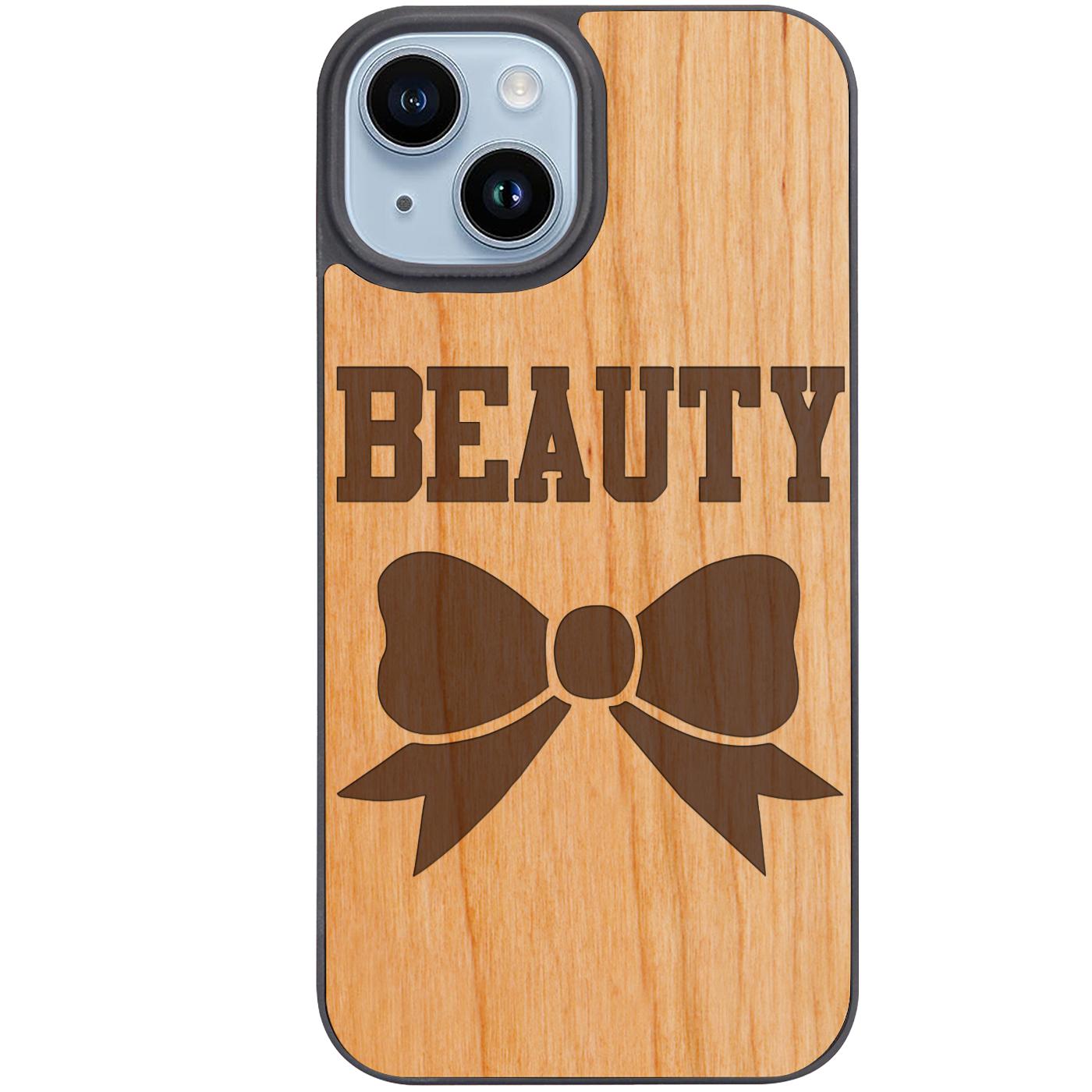 Beauty - Engraved Phone Case