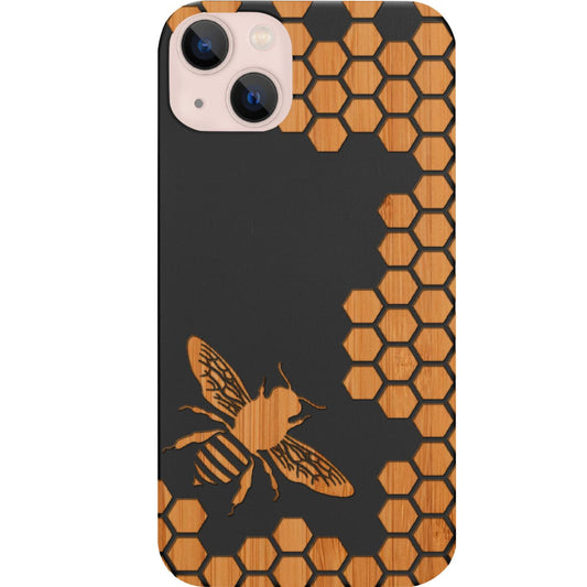 Bee Honeycomb - Engraved Phone Case for iPhone 15/iPhone 15 Plus/iPhone 15 Pro/iPhone 15 Pro Max/iPhone 14/
iPhone 14 Plus/iPhone 14 Pro/iPhone 14 Pro Max/iPhone 13/iPhone 13 Mini/
iPhone 13 Pro/iPhone 13 Pro Max/iPhone 12 Mini/iPhone 12/
iPhone 12 Pro Max/iPhone 11/iPhone 11 Pro/iPhone 11 Pro Max/iPhone X/Xs Universal/iPhone XR/iPhone Xs Max/
Samsung S23/Samsung S23 Plus/Samsung S23 Ultra/Samsung S22/Samsung S22 Plus/Samsung S22 Ultra/Samsung S21