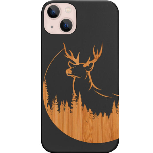 Big Deer - Engraved Phone Case for iPhone 15/iPhone 15 Plus/iPhone 15 Pro/iPhone 15 Pro Max/iPhone 14/
iPhone 14 Plus/iPhone 14 Pro/iPhone 14 Pro Max/iPhone 13/iPhone 13 Mini/
iPhone 13 Pro/iPhone 13 Pro Max/iPhone 12 Mini/iPhone 12/
iPhone 12 Pro Max/iPhone 11/iPhone 11 Pro/iPhone 11 Pro Max/iPhone X/Xs Universal/iPhone XR/iPhone Xs Max/
Samsung S23/Samsung S23 Plus/Samsung S23 Ultra/Samsung S22/Samsung S22 Plus/Samsung S22 Ultra/Samsung S21