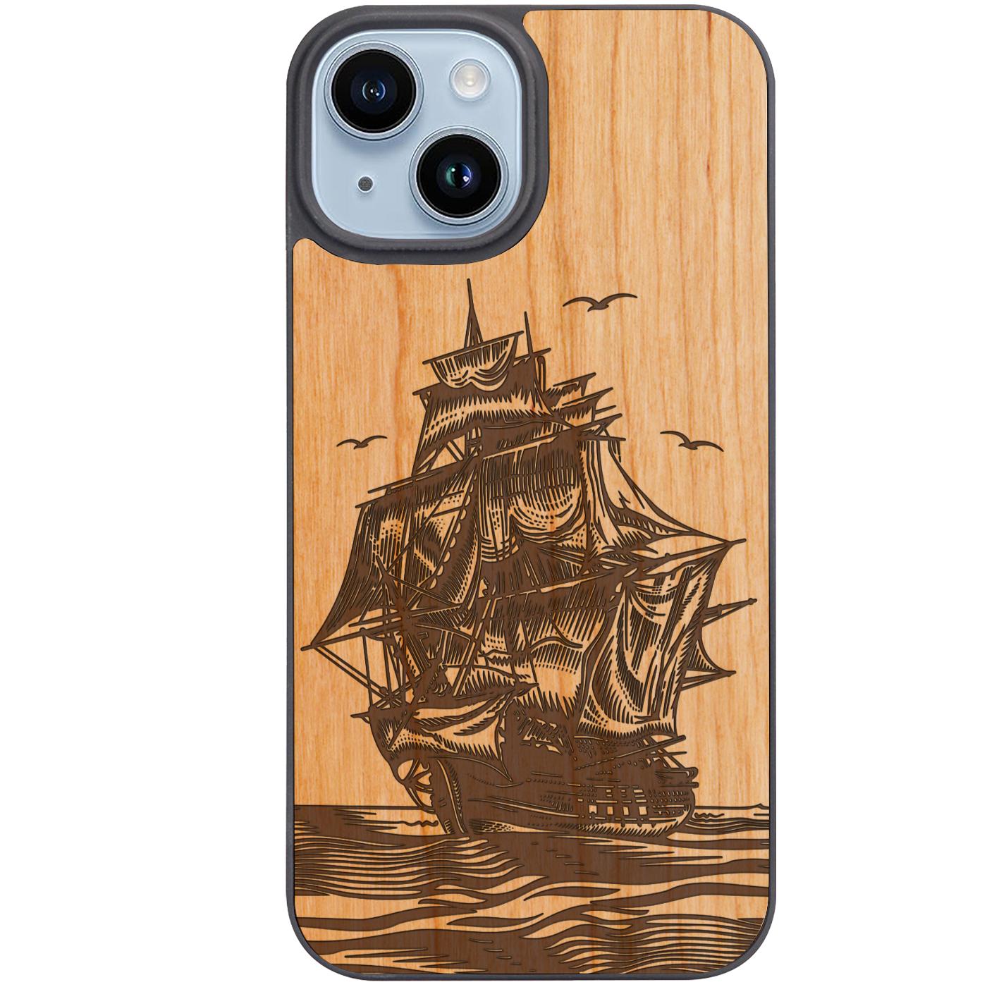 Boat - Engraved Phone Case