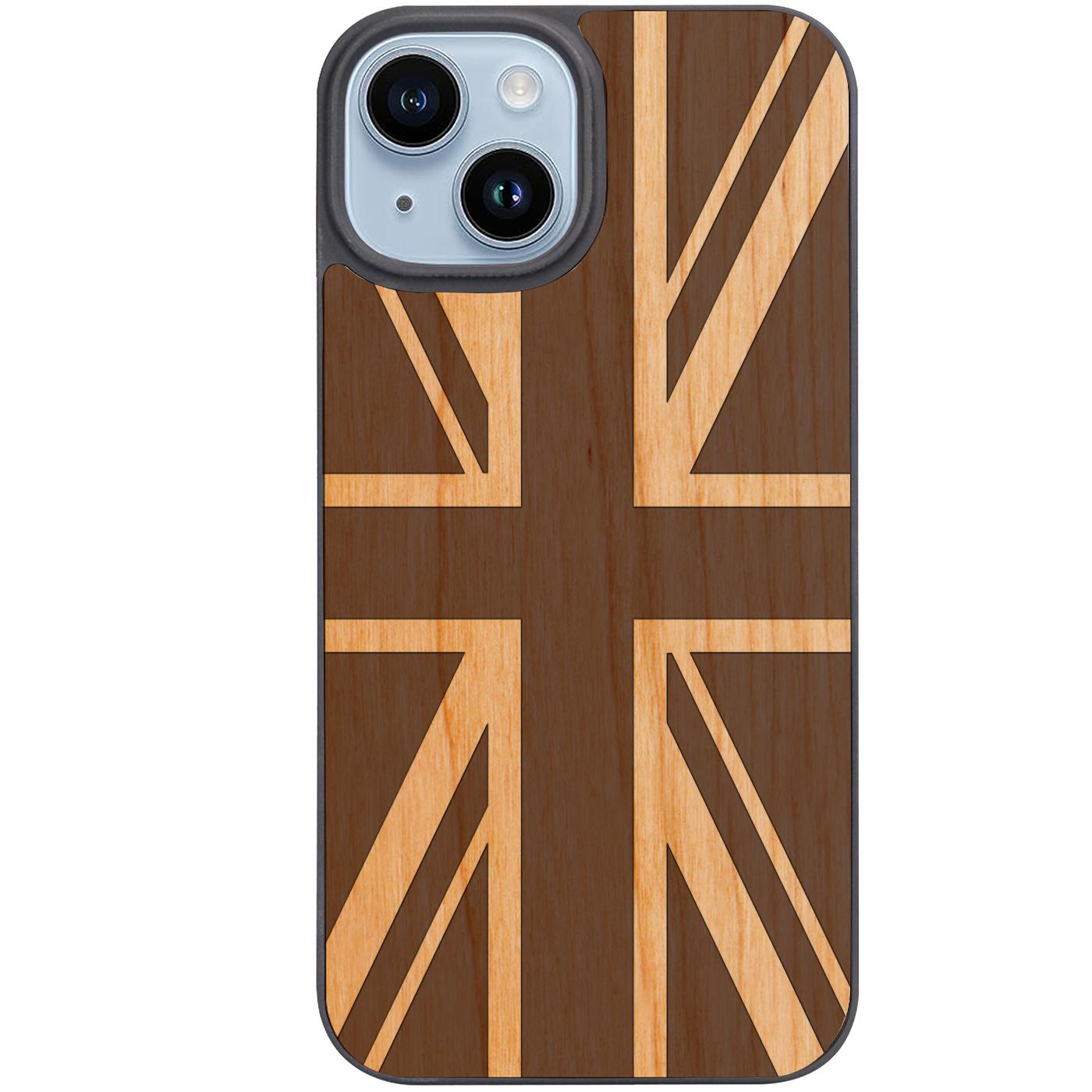 British Flag - Engraved Phone Case