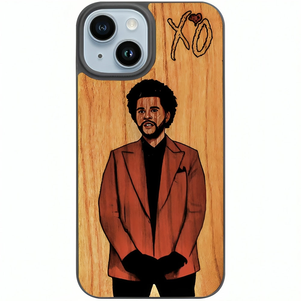 Cartoon Yourself - Upload Your Photo and Text to Create a Customized Wooden Phone Case