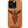 Caduceus - Engraved Phone Case for iPhone 15/iPhone 15 Plus/iPhone 15 Pro/iPhone 15 Pro Max/iPhone 14/
    iPhone 14 Plus/iPhone 14 Pro/iPhone 14 Pro Max/iPhone 13/iPhone 13 Mini/
    iPhone 13 Pro/iPhone 13 Pro Max/iPhone 12 Mini/iPhone 12/
    iPhone 12 Pro Max/iPhone 11/iPhone 11 Pro/iPhone 11 Pro Max/iPhone X/Xs Universal/iPhone XR/iPhone Xs Max/
    Samsung S23/Samsung S23 Plus/Samsung S23 Ultra/Samsung S22/Samsung S22 Plus/Samsung S22 Ultra/Samsung S21