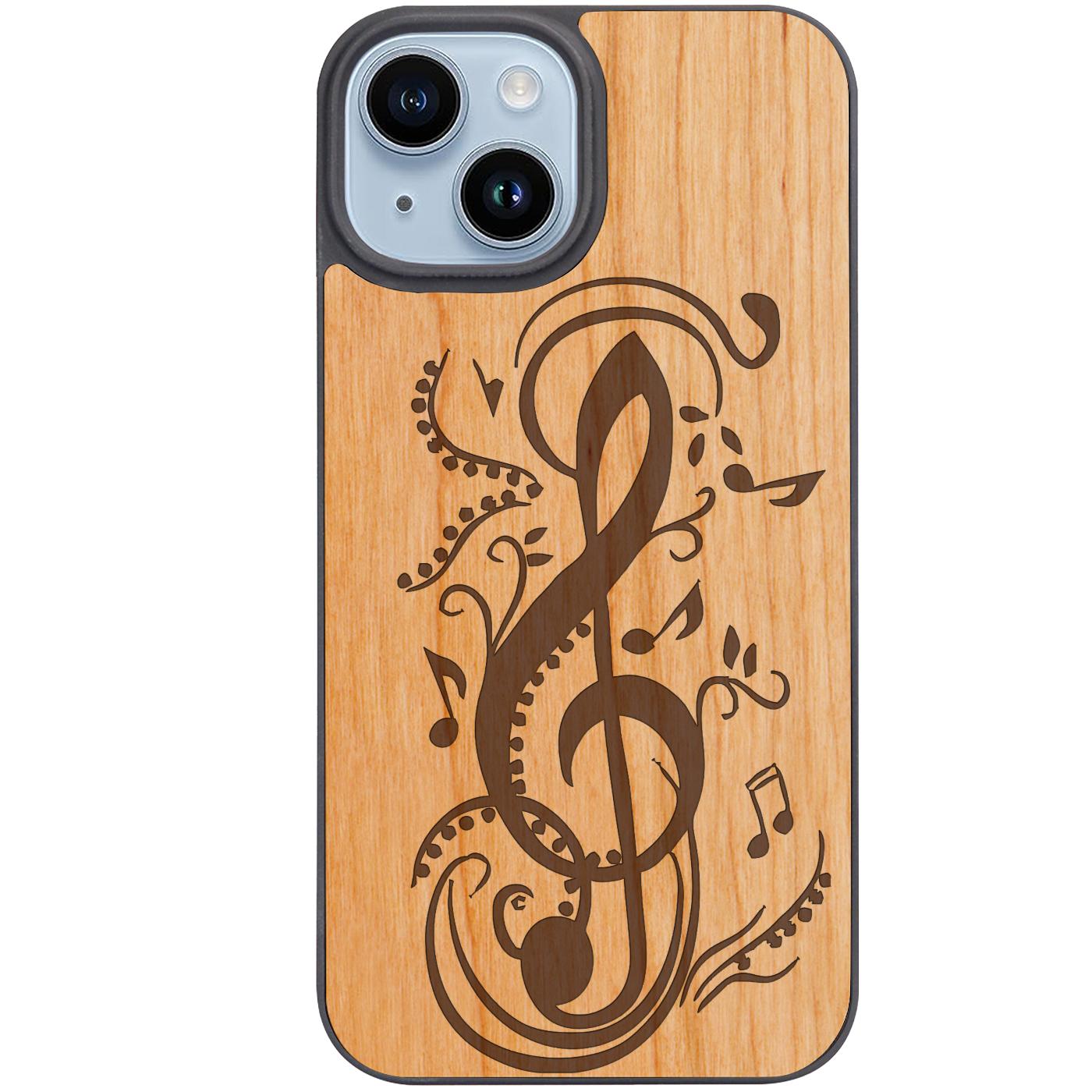 Clef 1 - Engraved Phone Case