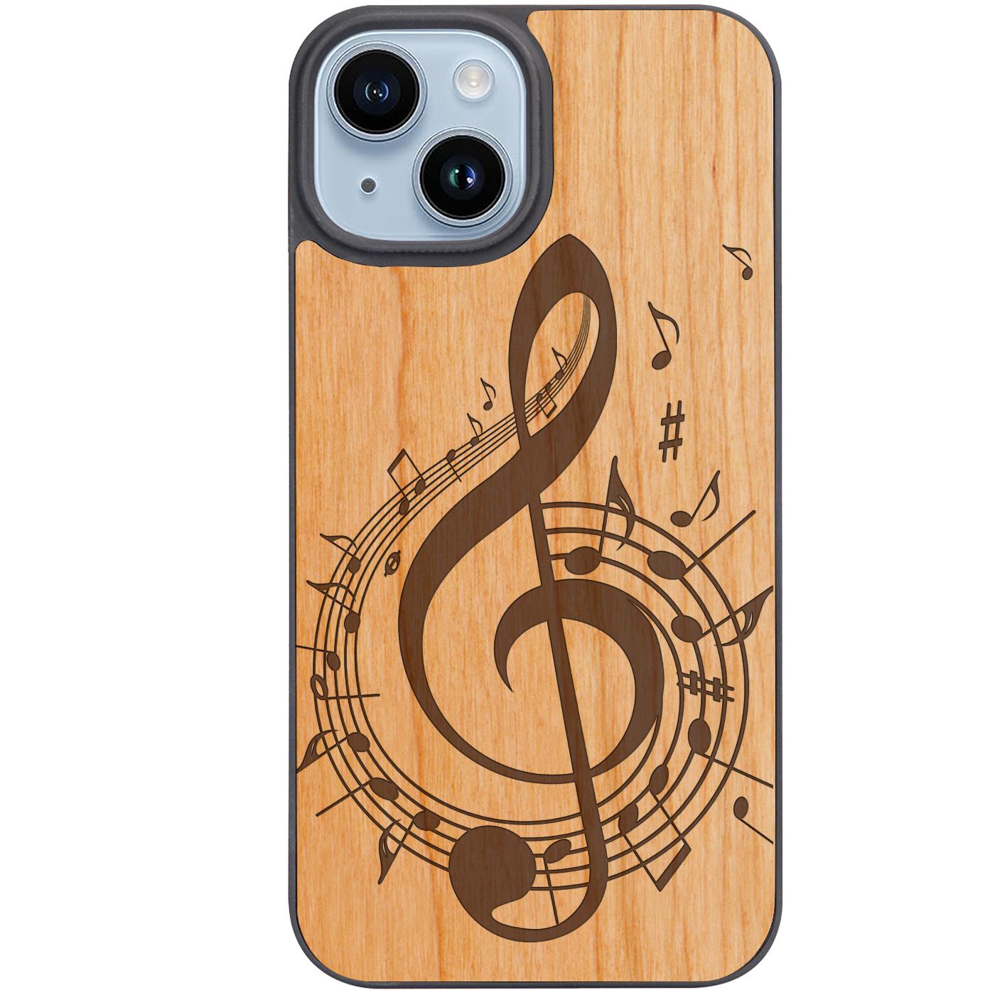 Clef 4 - Engraved Phone Case