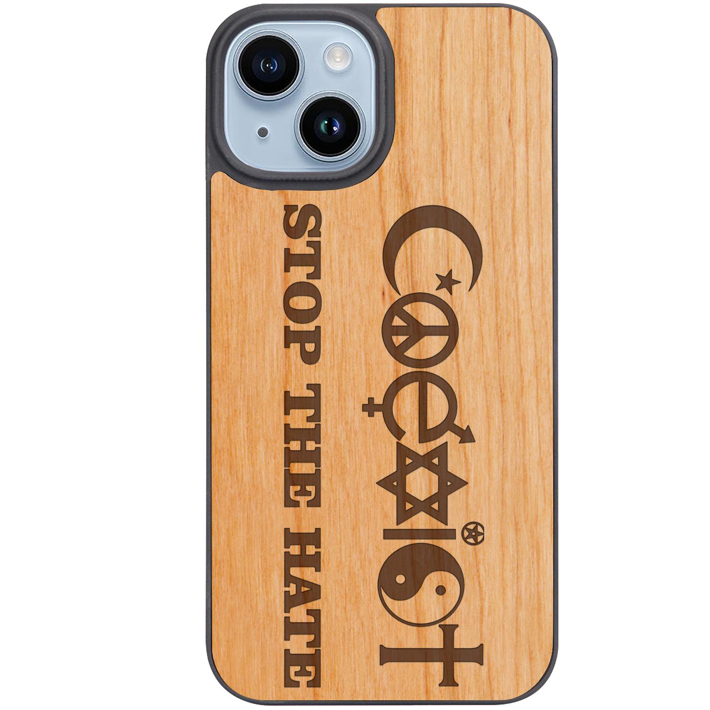 Coexist - Engraved Phone Case
