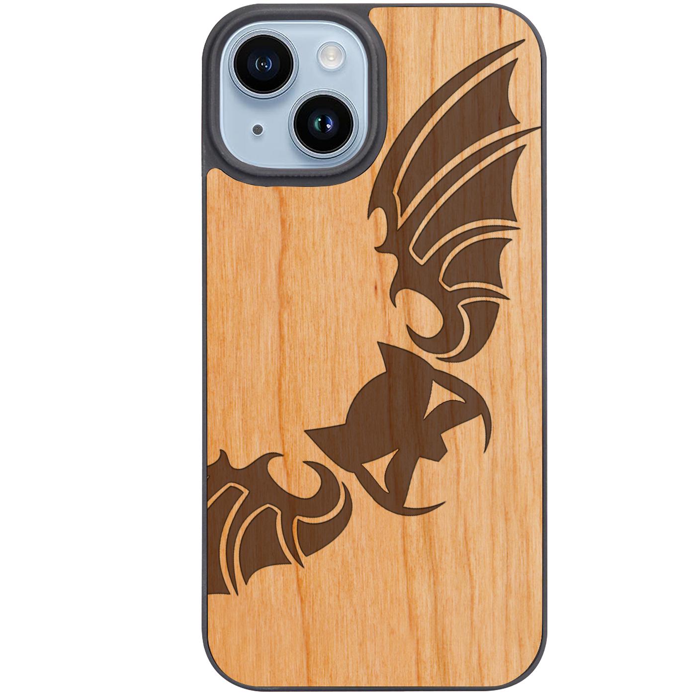 Cool Bat - Engraved Phone Case