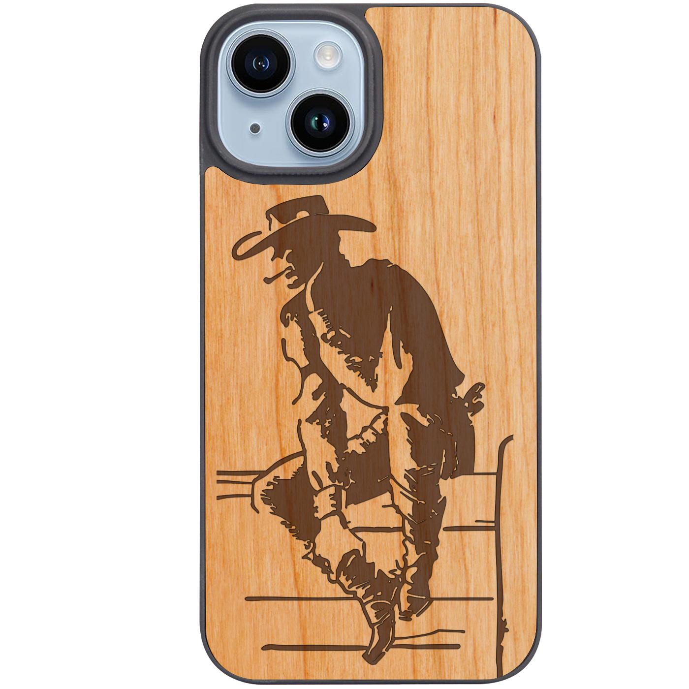 Cowboy 3 - Engraved Phone Case