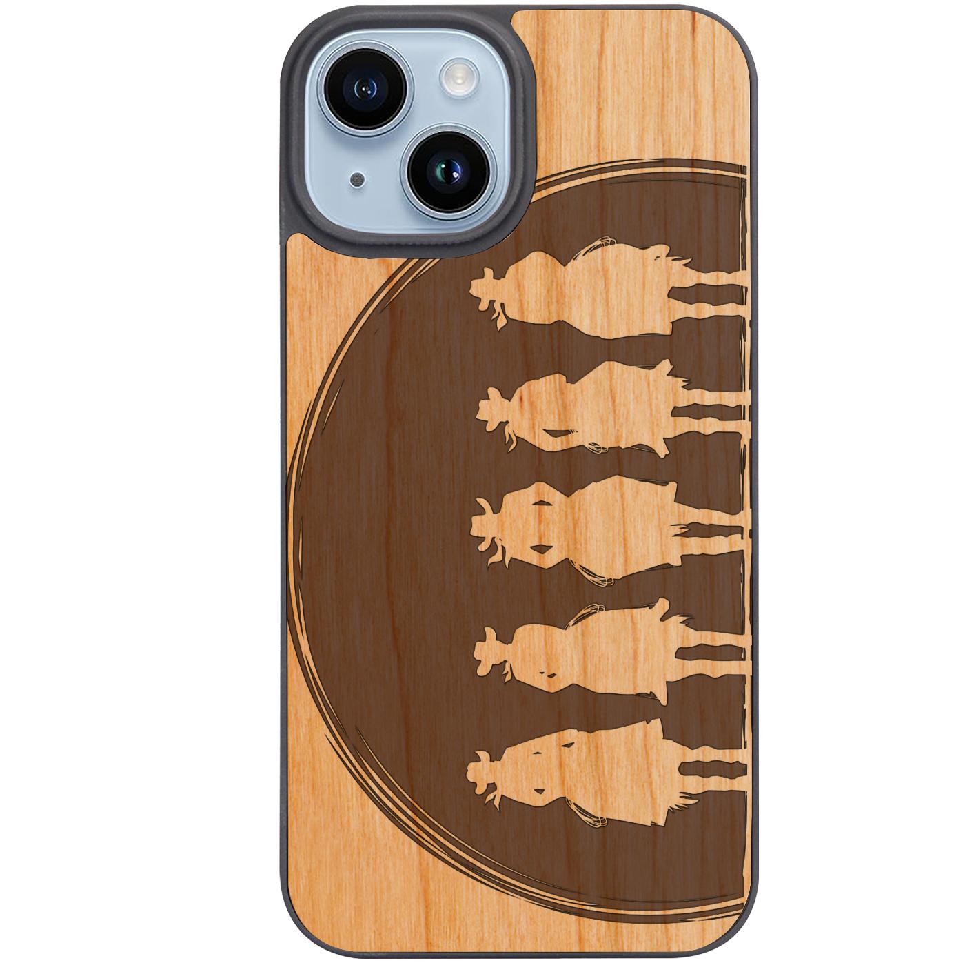 Cowboy Gang - Engraved Phone Case