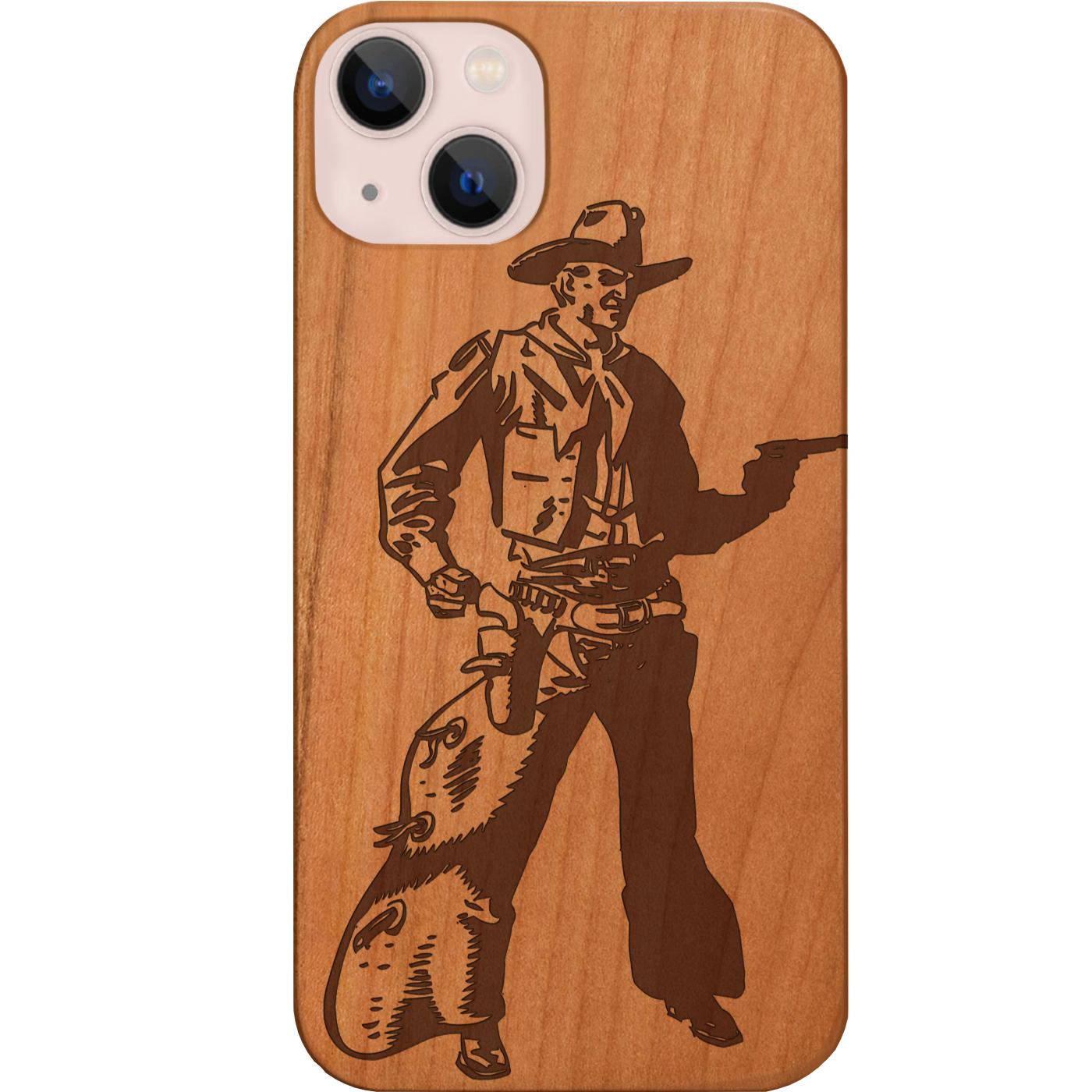 Cowboy 2 Engraved Phone Case