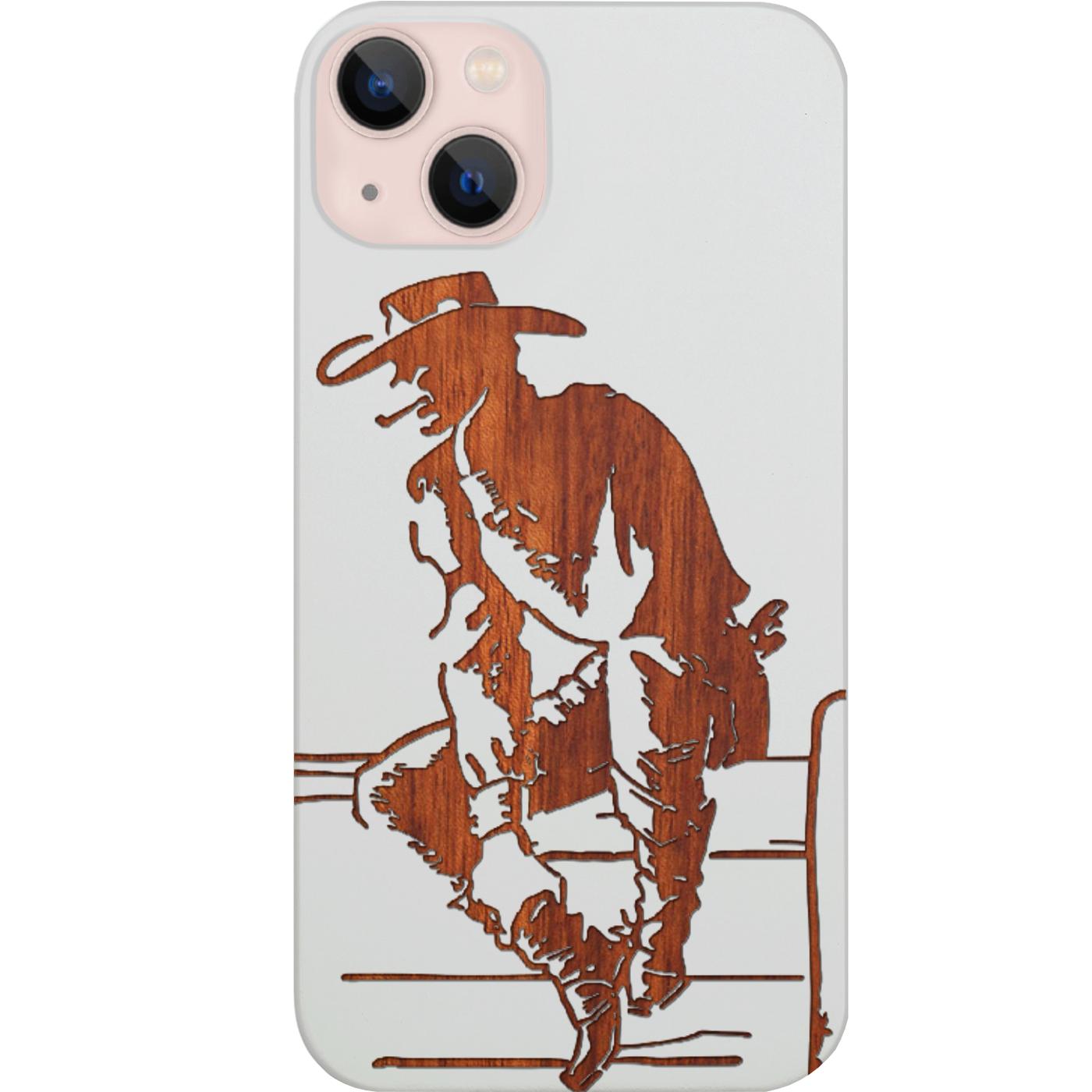 Cowboy 3 - Engraved Phone Case