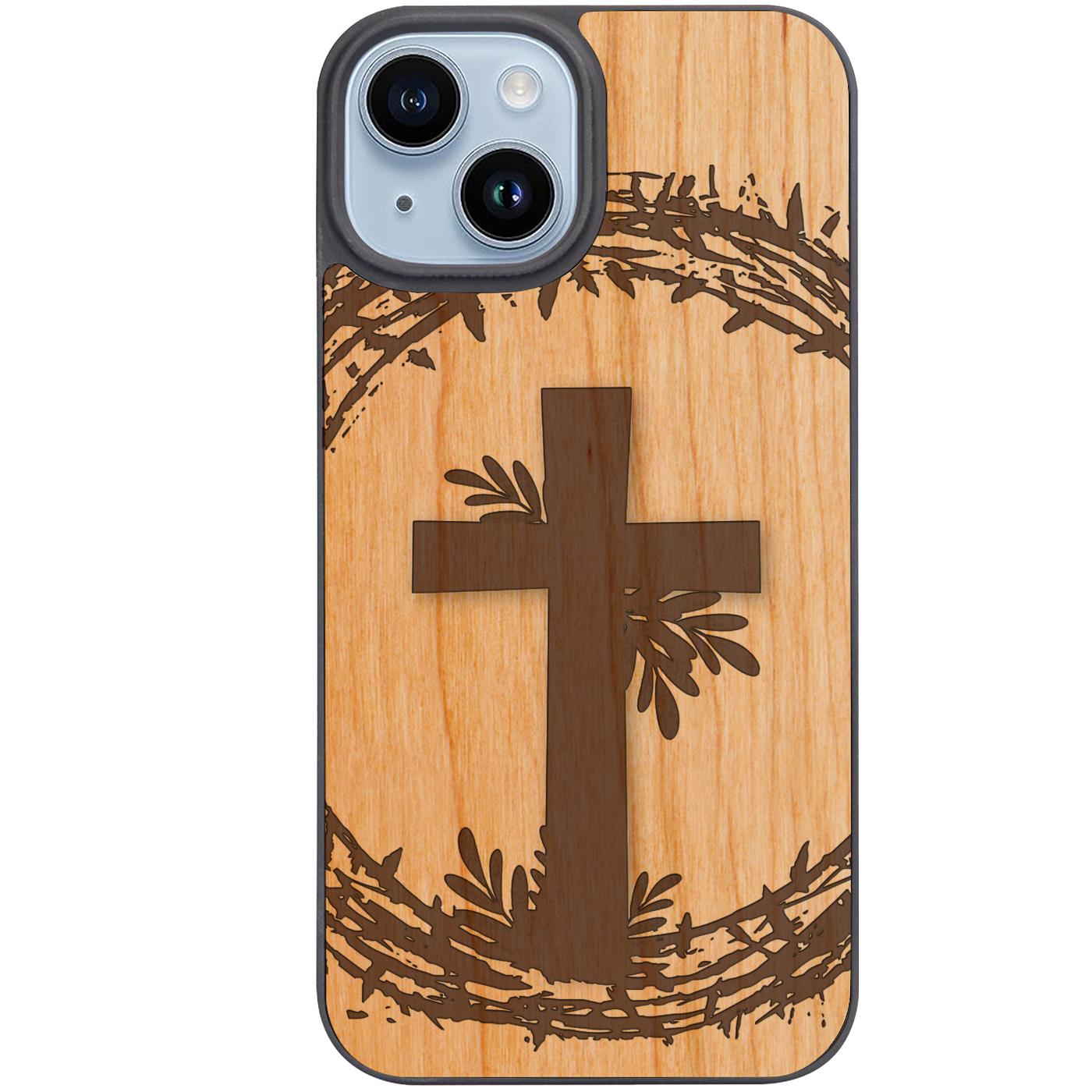 Crucified 2 - Engraved Phone Case