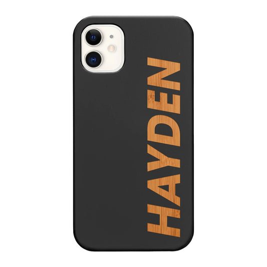 Custom Name Bold - Personalized Wooden Phone Case - Ottocase for iPhone 15/iPhone 15 Plus/iPhone 15 Pro/iPhone 15 Pro Max/iPhone 14/
iPhone 14 Plus/iPhone 14 Pro/iPhone 14 Pro Max/iPhone 13/iPhone 13 Mini/
iPhone 13 Pro/iPhone 13 Pro Max/iPhone 12 Mini/iPhone 12/
iPhone 12 Pro Max/iPhone 11/iPhone 11 Pro/iPhone 11 Pro Max/iPhone X/Xs Universal/iPhone XR/iPhone Xs Max/
Samsung S23/Samsung S23 Plus/Samsung S23 Ultra/Samsung S22/Samsung S22 Plus/Samsung S22 Ultra/Samsung S21