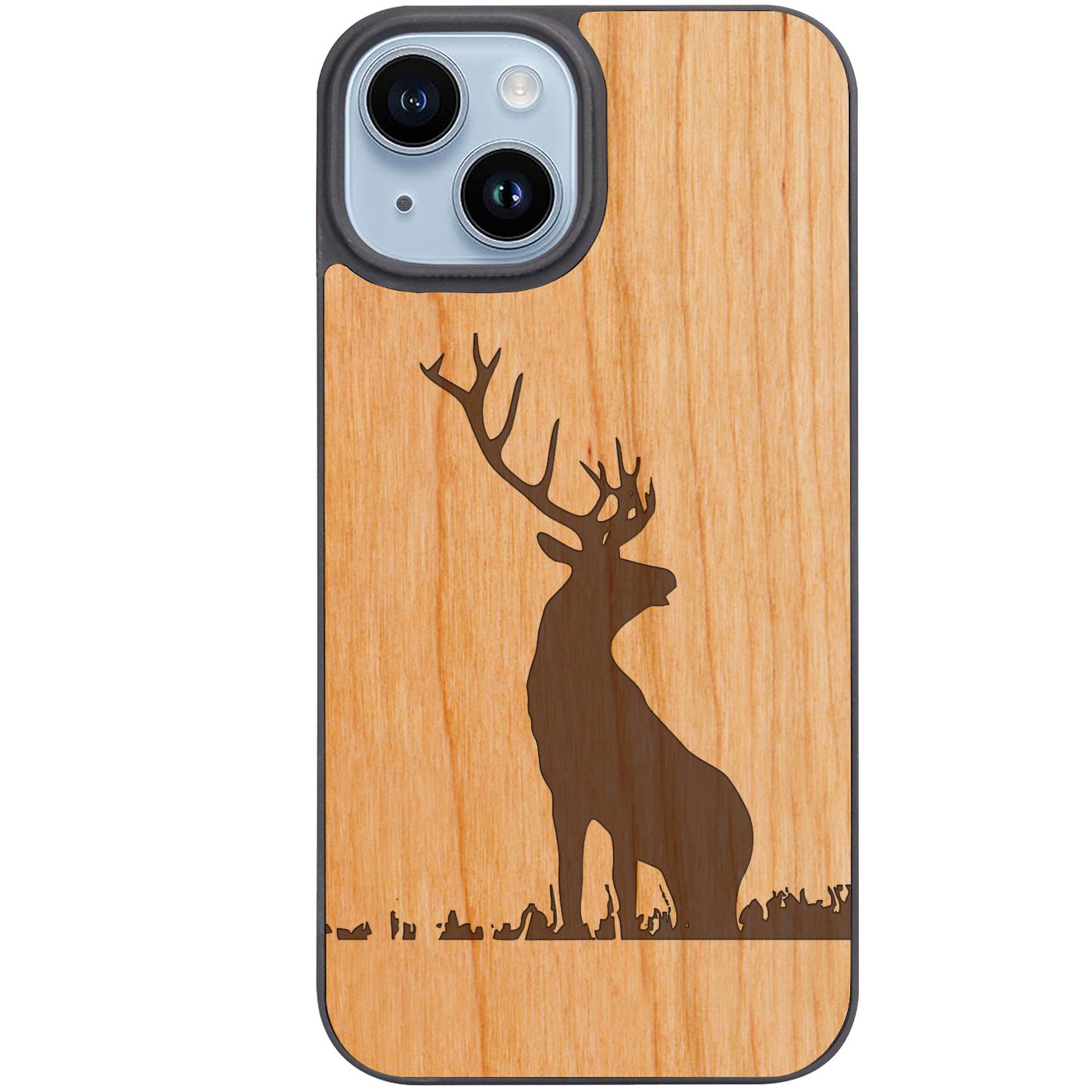 Deer 1 - Engraved Phone Case