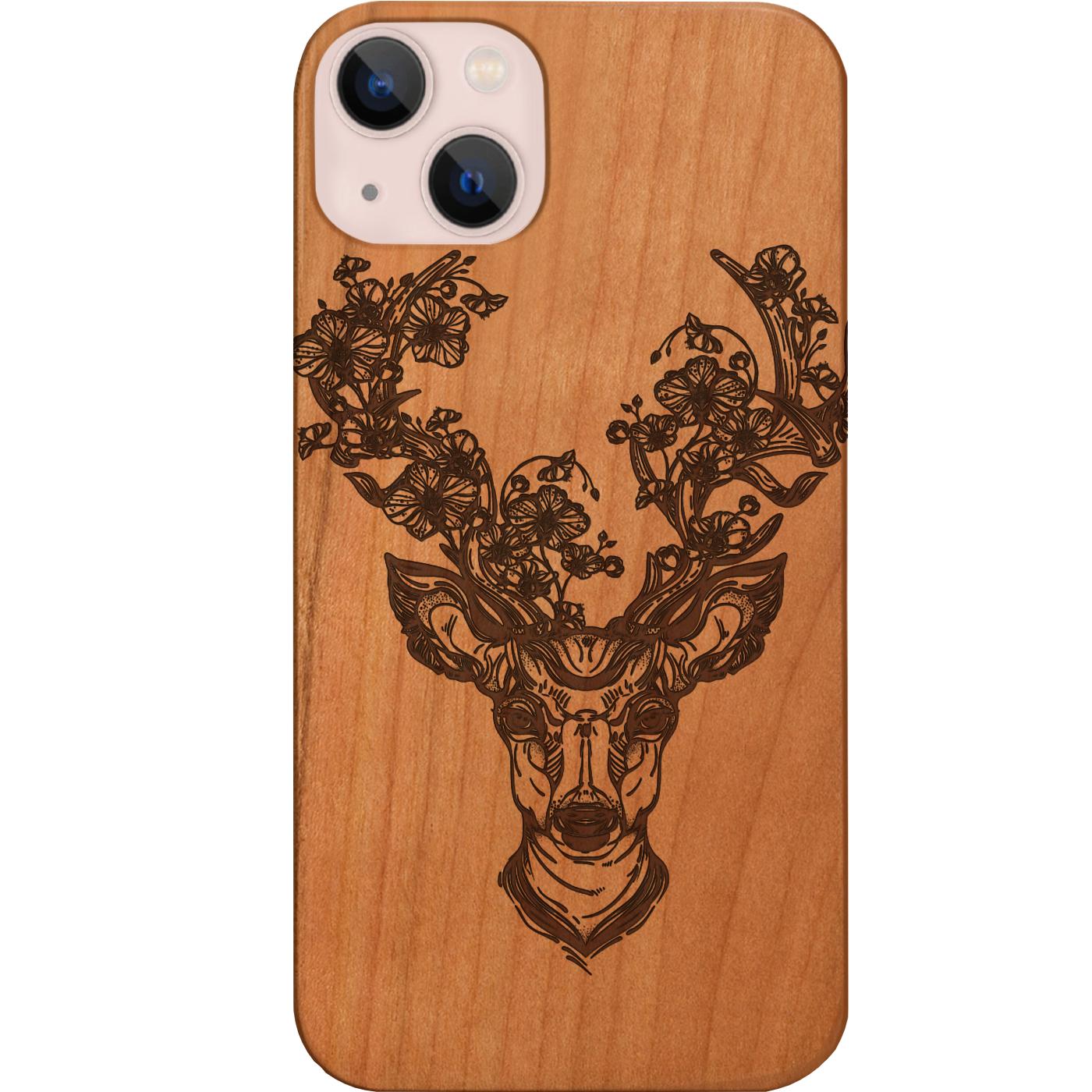 Deer with Flowers - Engraved Phone Case for iPhone 15/iPhone 15 Plus/iPhone 15 Pro/iPhone 15 Pro Max/iPhone 14/
    iPhone 14 Plus/iPhone 14 Pro/iPhone 14 Pro Max/iPhone 13/iPhone 13 Mini/
    iPhone 13 Pro/iPhone 13 Pro Max/iPhone 12 Mini/iPhone 12/
    iPhone 12 Pro Max/iPhone 11/iPhone 11 Pro/iPhone 11 Pro Max/iPhone X/Xs Universal/iPhone XR/iPhone Xs Max/
    Samsung S23/Samsung S23 Plus/Samsung S23 Ultra/Samsung S22/Samsung S22 Plus/Samsung S22 Ultra/Samsung S21