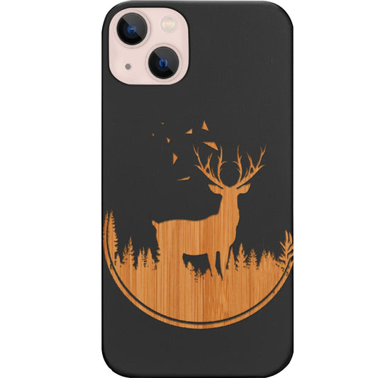 Deer in Jungle - Engraved Phone Case for iPhone 15/iPhone 15 Plus/iPhone 15 Pro/iPhone 15 Pro Max/iPhone 14/
iPhone 14 Plus/iPhone 14 Pro/iPhone 14 Pro Max/iPhone 13/iPhone 13 Mini/
iPhone 13 Pro/iPhone 13 Pro Max/iPhone 12 Mini/iPhone 12/
iPhone 12 Pro Max/iPhone 11/iPhone 11 Pro/iPhone 11 Pro Max/iPhone X/Xs Universal/iPhone XR/iPhone Xs Max/
Samsung S23/Samsung S23 Plus/Samsung S23 Ultra/Samsung S22/Samsung S22 Plus/Samsung S22 Ultra/Samsung S21