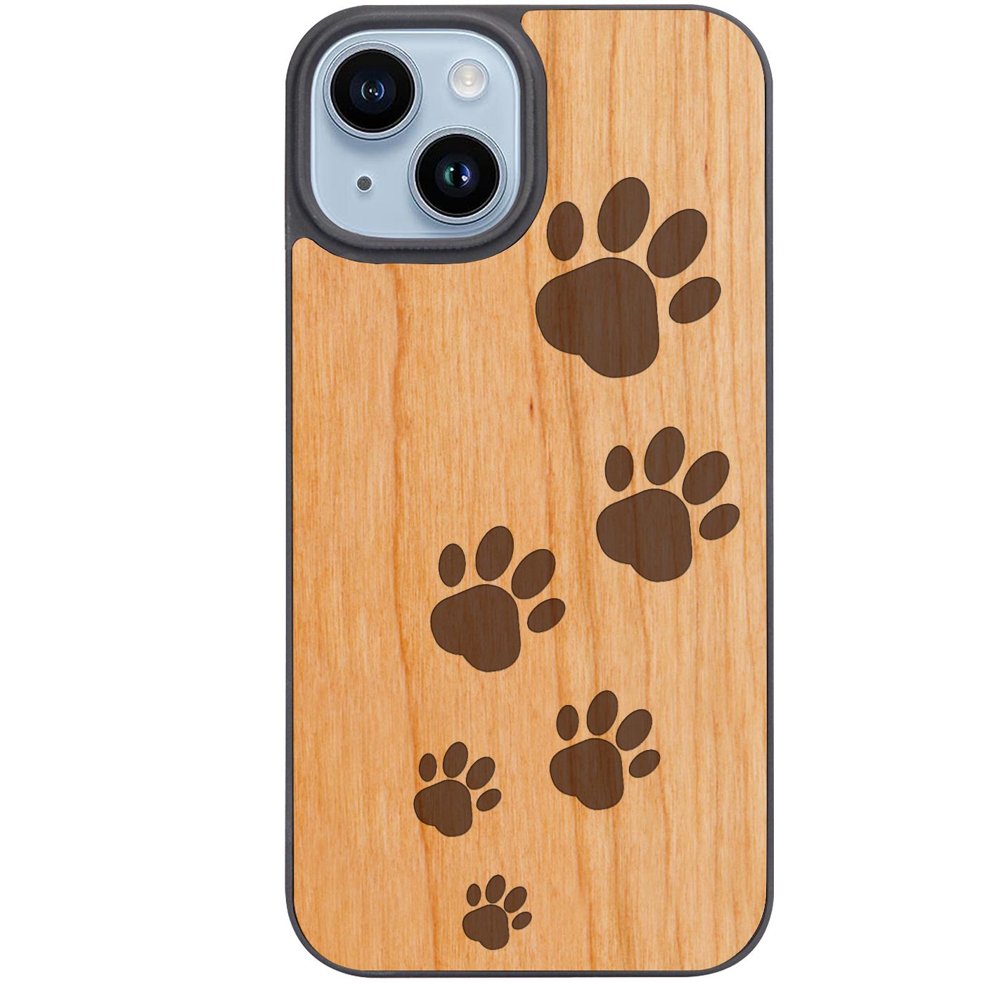 Dog Paws - Engraved Phone Case