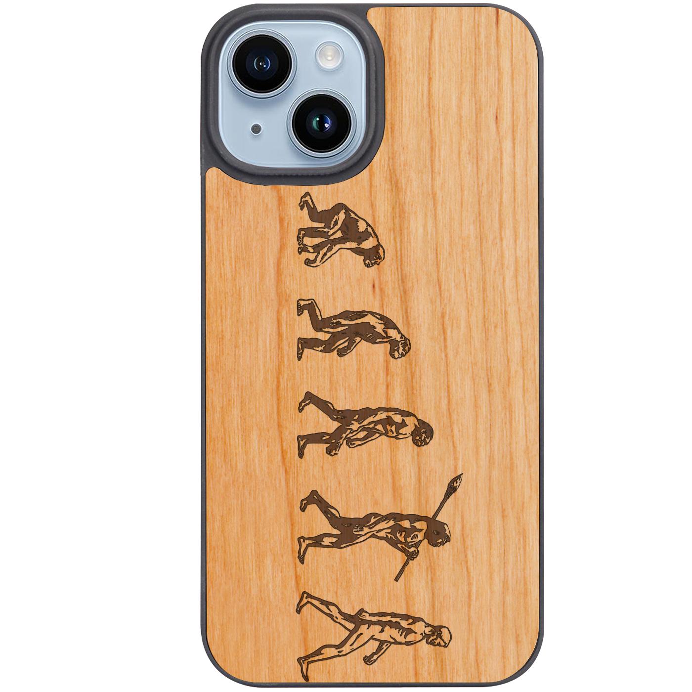 Evolution - Engraved Phone Case