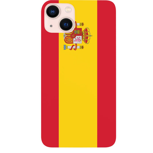 Flag Spain - UV Color Printed Phone Case for iPhone 15/iPhone 15 Plus/iPhone 15 Pro/iPhone 15 Pro Max/iPhone 14/
iPhone 14 Plus/iPhone 14 Pro/iPhone 14 Pro Max/iPhone 13/iPhone 13 Mini/
iPhone 13 Pro/iPhone 13 Pro Max/iPhone 12 Mini/iPhone 12/
iPhone 12 Pro Max/iPhone 11/iPhone 11 Pro/iPhone 11 Pro Max/iPhone X/Xs Universal/iPhone XR/iPhone Xs Max/
Samsung S23/Samsung S23 Plus/Samsung S23 Ultra/Samsung S22/Samsung S22 Plus/Samsung S22 Ultra/Samsung S21
