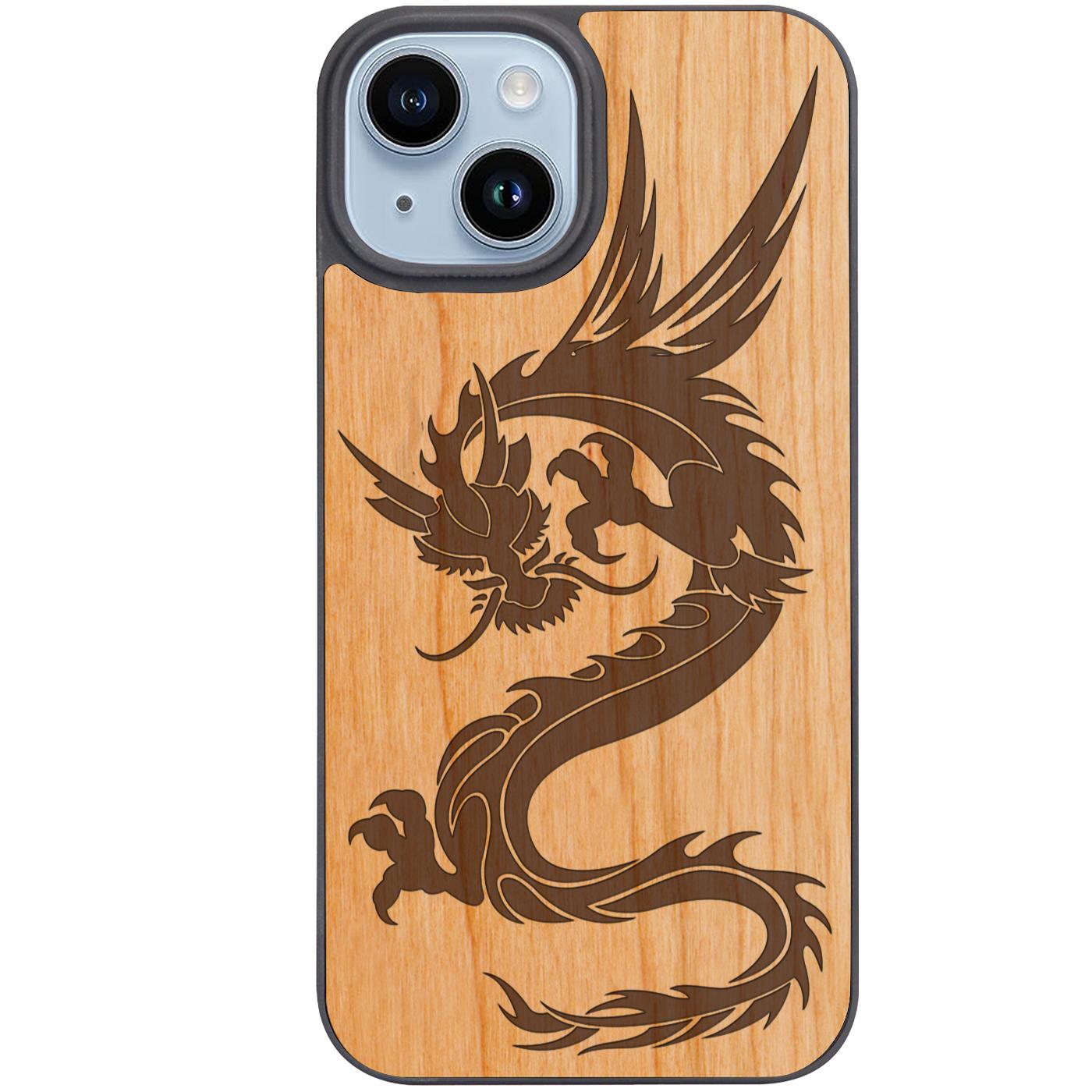 Fierce Dragon - Engraved Phone Case