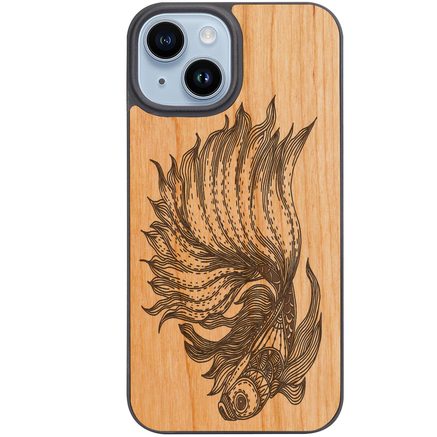 Fish Mandala - Engraved Phone Case
