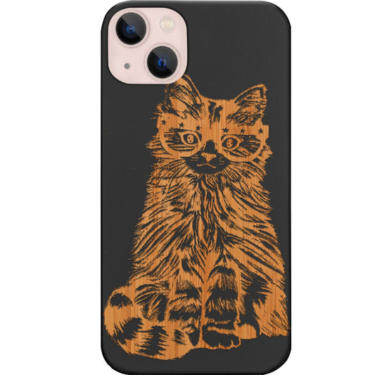 Fluffy Cat with Glasses - Engraved Phone Case for iPhone 15/iPhone 15 Plus/iPhone 15 Pro/iPhone 15 Pro Max/iPhone 14/
iPhone 14 Plus/iPhone 14 Pro/iPhone 14 Pro Max/iPhone 13/iPhone 13 Mini/
iPhone 13 Pro/iPhone 13 Pro Max/iPhone 12 Mini/iPhone 12/
iPhone 12 Pro Max/iPhone 11/iPhone 11 Pro/iPhone 11 Pro Max/iPhone X/Xs Universal/iPhone XR/iPhone Xs Max/
Samsung S23/Samsung S23 Plus/Samsung S23 Ultra/Samsung S22/Samsung S22 Plus/Samsung S22 Ultra/Samsung S21