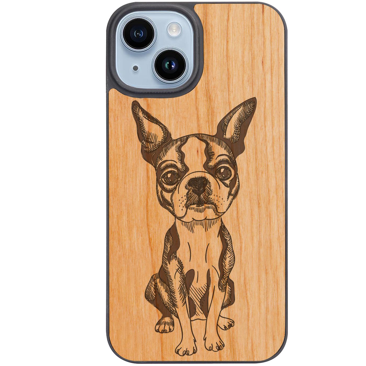 French Bulldog - Engraved Phone Case