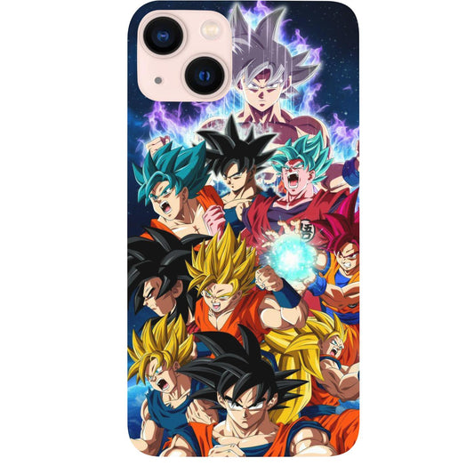 Goku Transformations - UV Color Printed Phone Case for iPhone 15/iPhone 15 Plus/iPhone 15 Pro/iPhone 15 Pro Max/iPhone 14/
iPhone 14 Plus/iPhone 14 Pro/iPhone 14 Pro Max/iPhone 13/iPhone 13 Mini/
iPhone 13 Pro/iPhone 13 Pro Max/iPhone 12 Mini/iPhone 12/
iPhone 12 Pro Max/iPhone 11/iPhone 11 Pro/iPhone 11 Pro Max/iPhone X/Xs Universal/iPhone XR/iPhone Xs Max/
Samsung S23/Samsung S23 Plus/Samsung S23 Ultra/Samsung S22/Samsung S22 Plus/Samsung S22 Ultra/Samsung S21