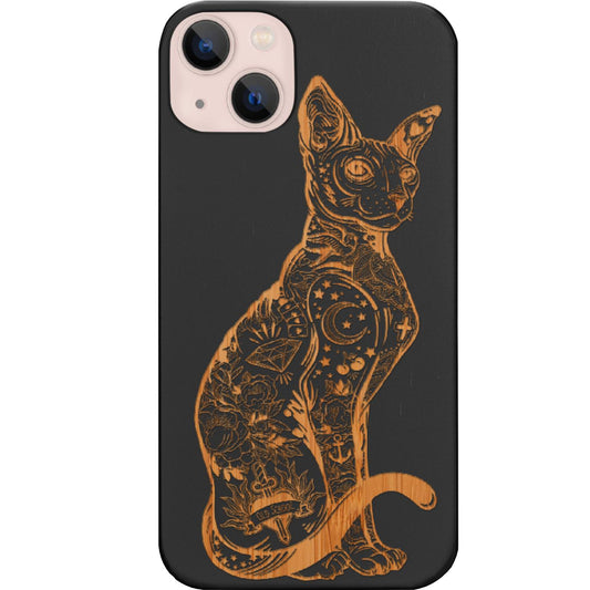 Gothic Cat - Engraved Phone Case for iPhone 15/iPhone 15 Plus/iPhone 15 Pro/iPhone 15 Pro Max/iPhone 14/
iPhone 14 Plus/iPhone 14 Pro/iPhone 14 Pro Max/iPhone 13/iPhone 13 Mini/
iPhone 13 Pro/iPhone 13 Pro Max/iPhone 12 Mini/iPhone 12/
iPhone 12 Pro Max/iPhone 11/iPhone 11 Pro/iPhone 11 Pro Max/iPhone X/Xs Universal/iPhone XR/iPhone Xs Max/
Samsung S23/Samsung S23 Plus/Samsung S23 Ultra/Samsung S22/Samsung S22 Plus/Samsung S22 Ultra/Samsung S21