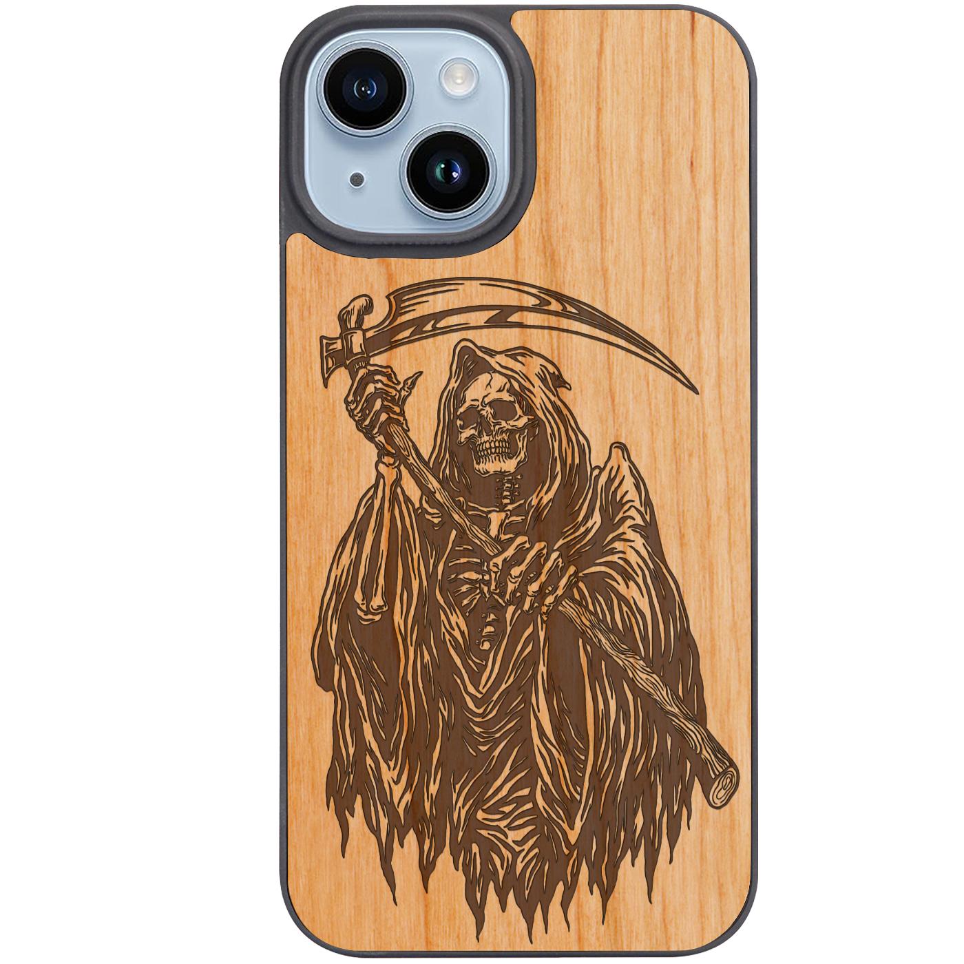 Grim Reaper - Engraved Phone Case