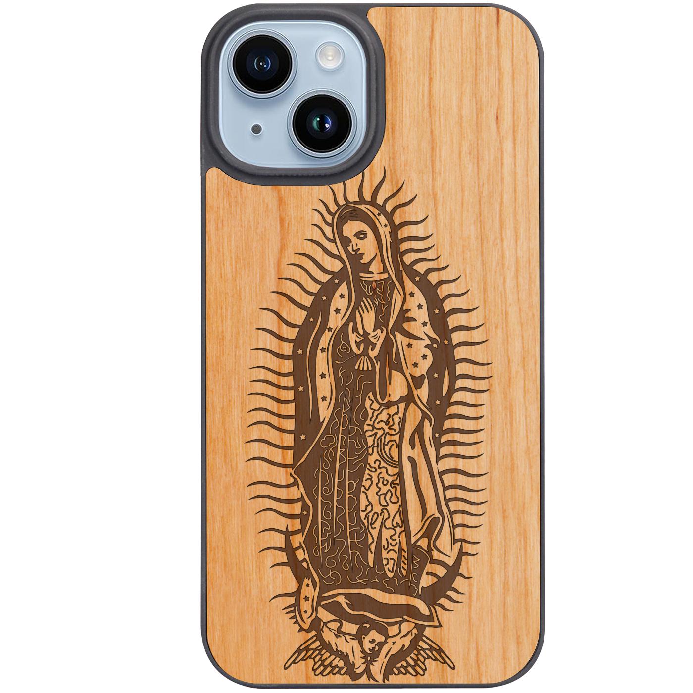 Virgen De Guadalupe - Our Lady of Guadalupe Virgin Mary Phone Case - Engraved Phone Case