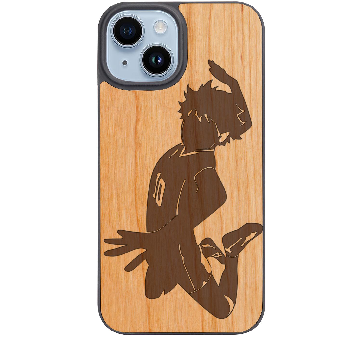 Haikyuu Hinata Minimalist - Engraved Phone Case