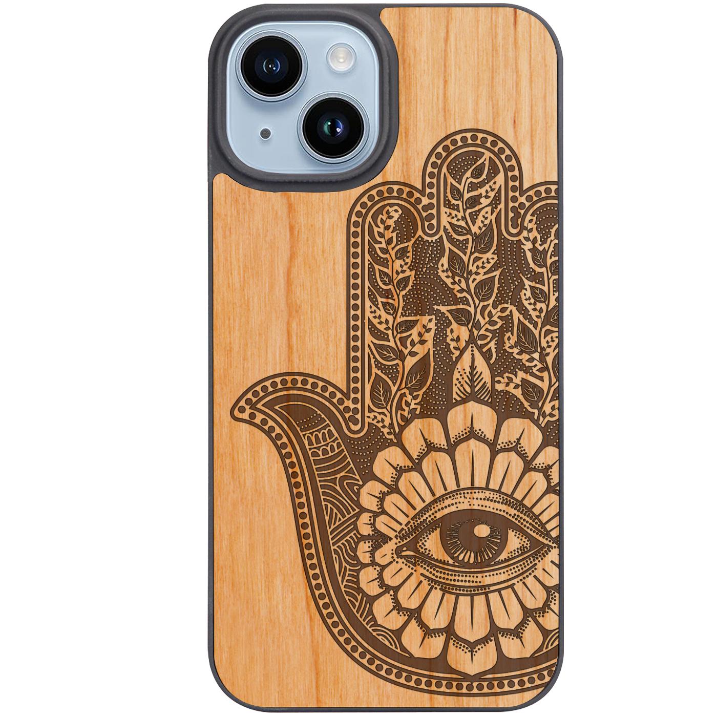 Hamsa 1 - Engraved Phone Case