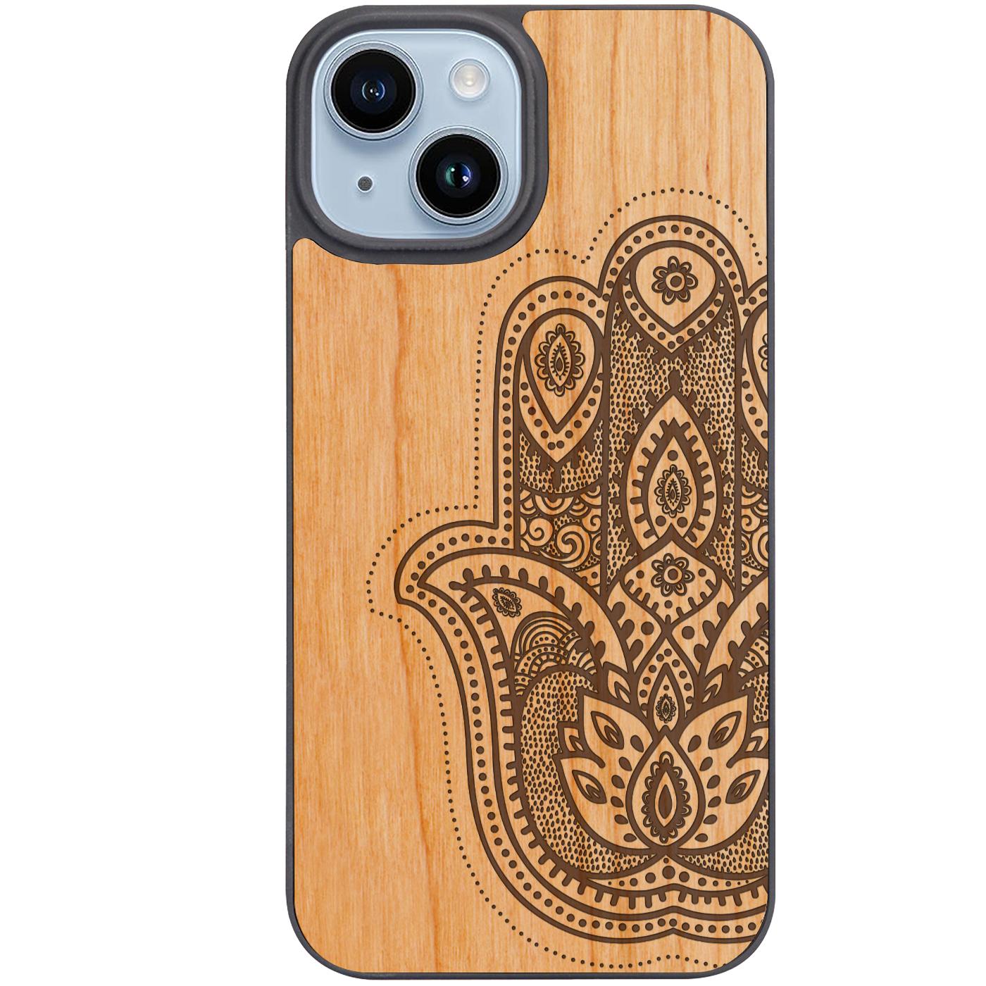 Hamsa 2 - Engraved Phone Case