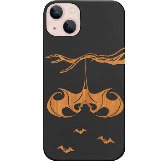 Hanging Bat - Engraved Phone Case for iPhone 15/iPhone 15 Plus/iPhone 15 Pro/iPhone 15 Pro Max/iPhone 14/
iPhone 14 Plus/iPhone 14 Pro/iPhone 14 Pro Max/iPhone 13/iPhone 13 Mini/
iPhone 13 Pro/iPhone 13 Pro Max/iPhone 12 Mini/iPhone 12/
iPhone 12 Pro Max/iPhone 11/iPhone 11 Pro/iPhone 11 Pro Max/iPhone X/Xs Universal/iPhone XR/iPhone Xs Max/
Samsung S23/Samsung S23 Plus/Samsung S23 Ultra/Samsung S22/Samsung S22 Plus/Samsung S22 Ultra/Samsung S21