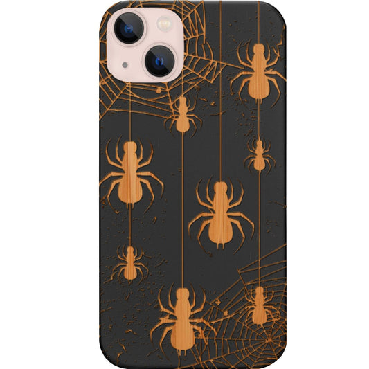 Hanging Spider - Engraved Phone Case for iPhone 15/iPhone 15 Plus/iPhone 15 Pro/iPhone 15 Pro Max/iPhone 14/
iPhone 14 Plus/iPhone 14 Pro/iPhone 14 Pro Max/iPhone 13/iPhone 13 Mini/
iPhone 13 Pro/iPhone 13 Pro Max/iPhone 12 Mini/iPhone 12/
iPhone 12 Pro Max/iPhone 11/iPhone 11 Pro/iPhone 11 Pro Max/iPhone X/Xs Universal/iPhone XR/iPhone Xs Max/
Samsung S23/Samsung S23 Plus/Samsung S23 Ultra/Samsung S22/Samsung S22 Plus/Samsung S22 Ultra/Samsung S21