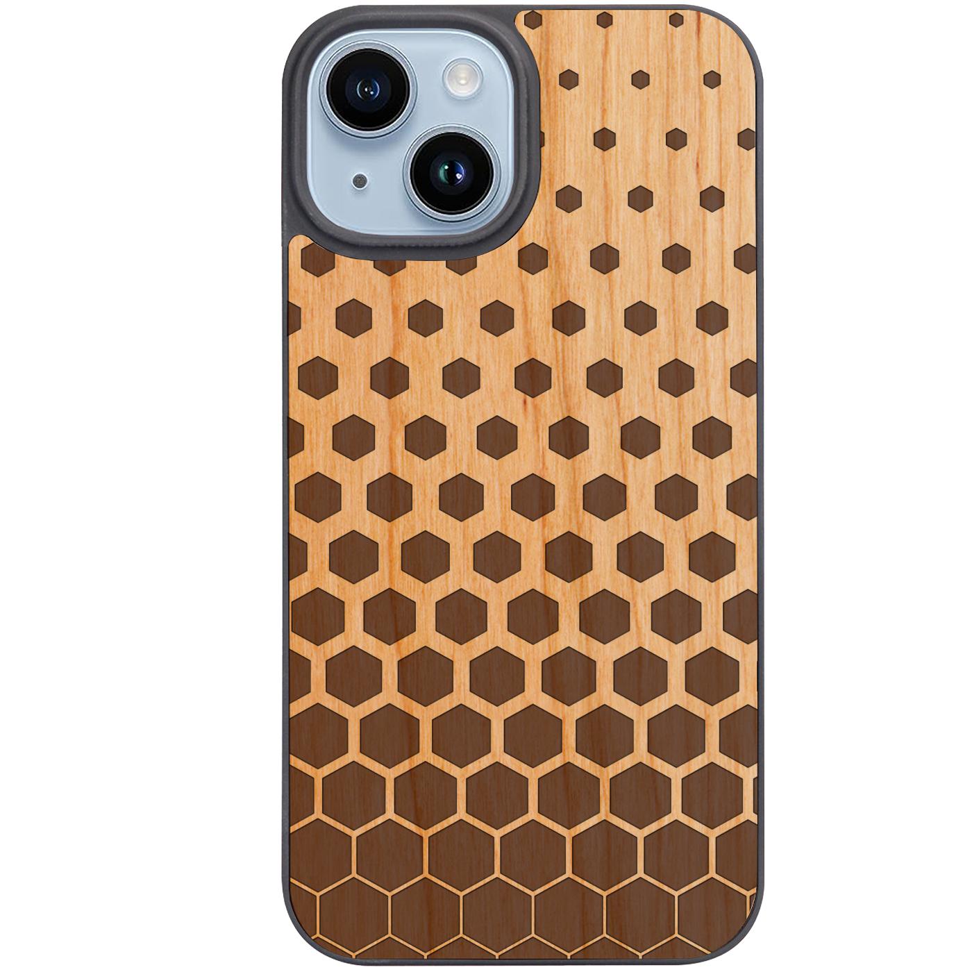 Hexagon Pattern 1 - Engraved Phone Case