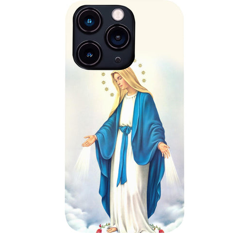 Holy Mary - UV Color Printed Phone Case for iPhone 15/iPhone 15 Plus/iPhone 15 Pro/iPhone 15 Pro Max/iPhone 14/
    iPhone 14 Plus/iPhone 14 Pro/iPhone 14 Pro Max/iPhone 13/iPhone 13 Mini/
    iPhone 13 Pro/iPhone 13 Pro Max/iPhone 12 Mini/iPhone 12/
    iPhone 12 Pro Max/iPhone 11/iPhone 11 Pro/iPhone 11 Pro Max/iPhone X/Xs Universal/iPhone XR/iPhone Xs Max/
    Samsung S23/Samsung S23 Plus/Samsung S23 Ultra/Samsung S22/Samsung S22 Plus/Samsung S22 Ultra/Samsung S21