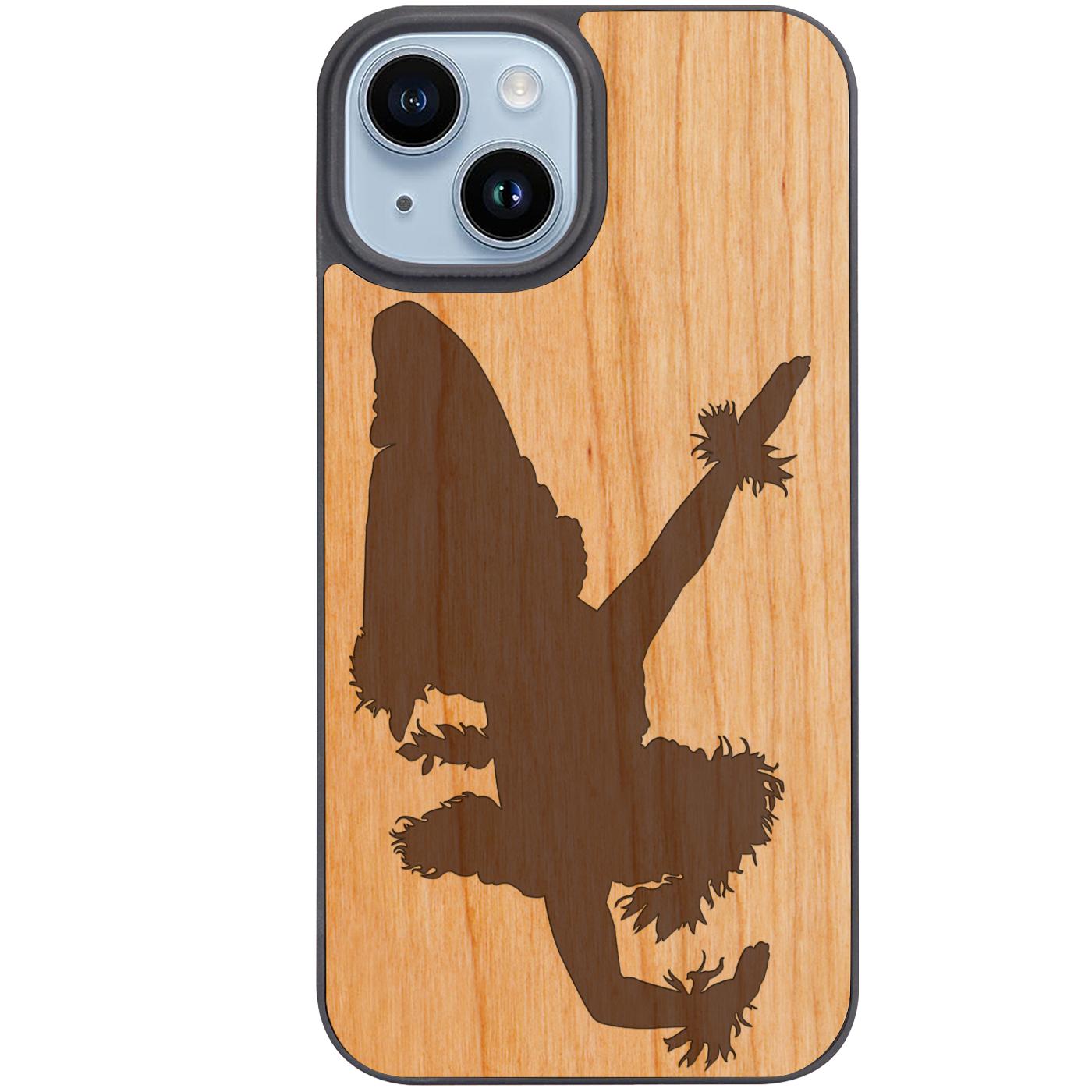 Hula Dancer Girl - Engraved Phone Case