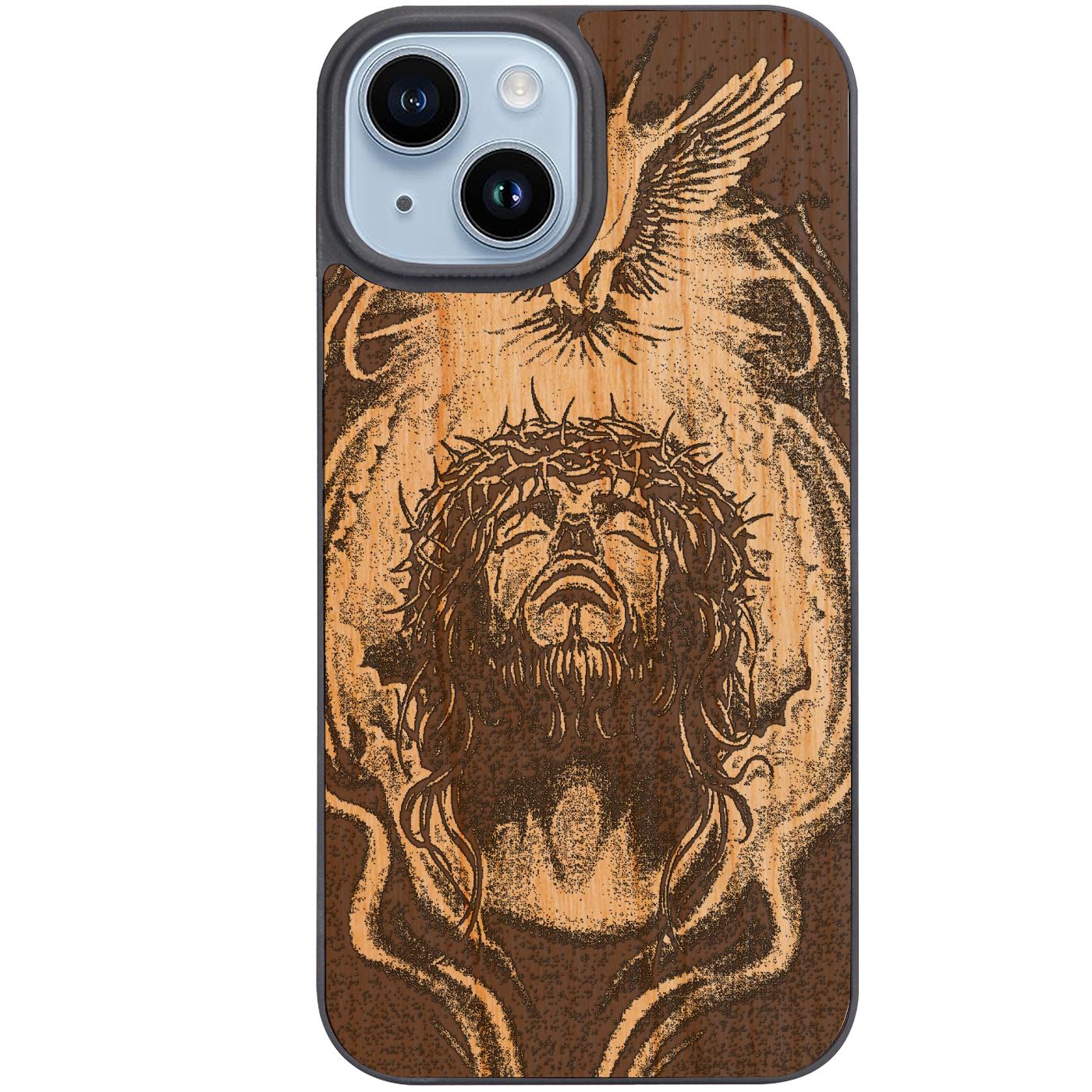 Jesus Crown - Engraved Phone Case