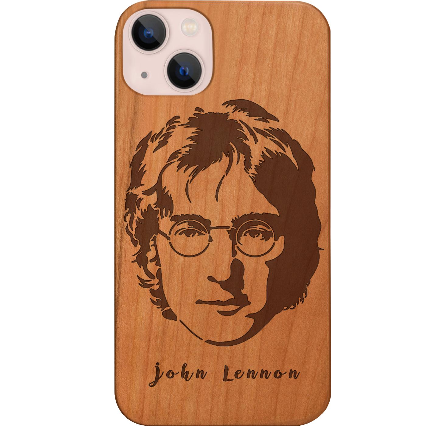 John Lennon Engraved Phone Case