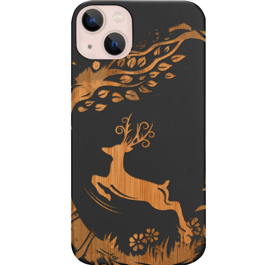 Jumping Deer - Engraved Phone Case for iPhone 15/iPhone 15 Plus/iPhone 15 Pro/iPhone 15 Pro Max/iPhone 14/
iPhone 14 Plus/iPhone 14 Pro/iPhone 14 Pro Max/iPhone 13/iPhone 13 Mini/
iPhone 13 Pro/iPhone 13 Pro Max/iPhone 12 Mini/iPhone 12/
iPhone 12 Pro Max/iPhone 11/iPhone 11 Pro/iPhone 11 Pro Max/iPhone X/Xs Universal/iPhone XR/iPhone Xs Max/
Samsung S23/Samsung S23 Plus/Samsung S23 Ultra/Samsung S22/Samsung S22 Plus/Samsung S22 Ultra/Samsung S21