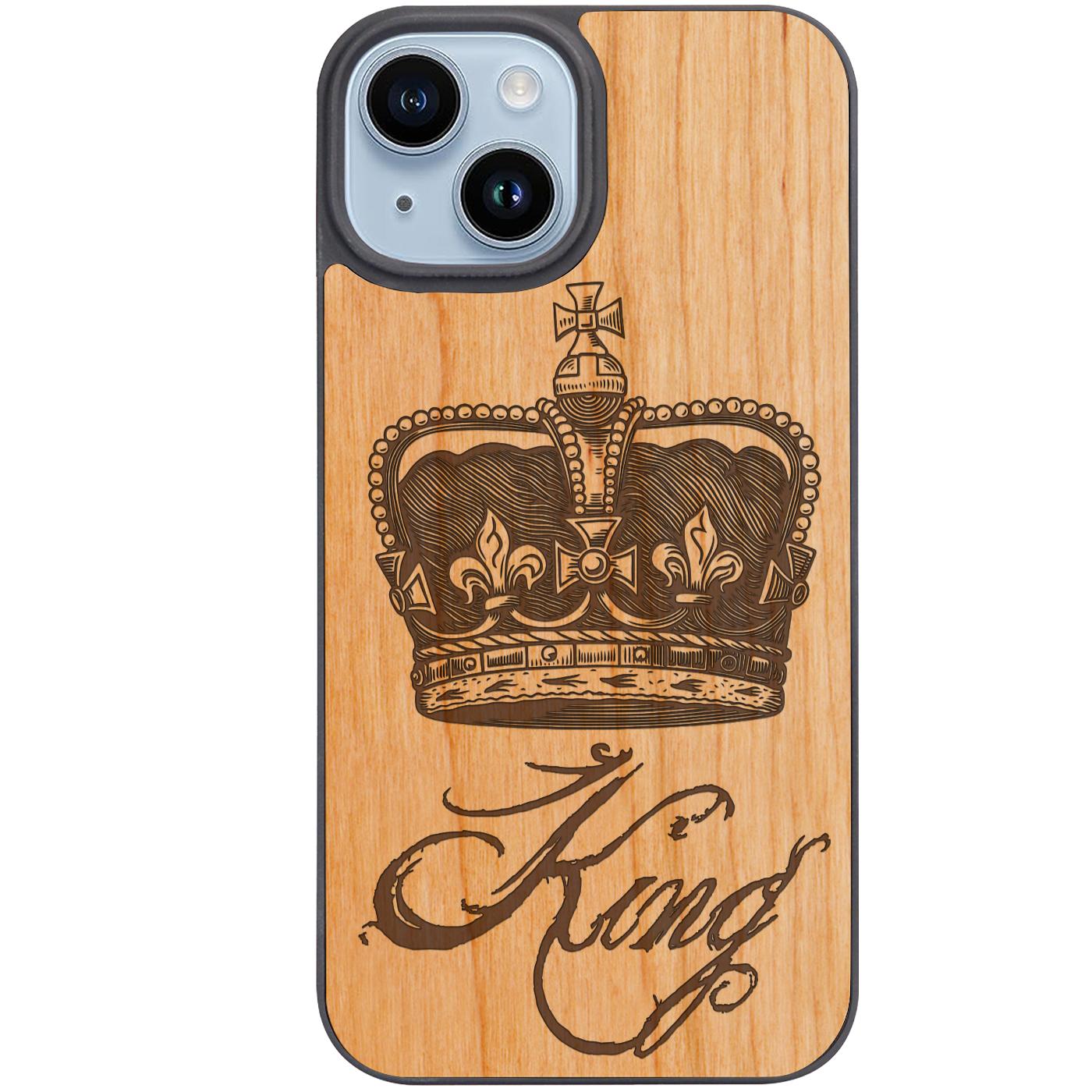 King Crown - Engraved Phone Case