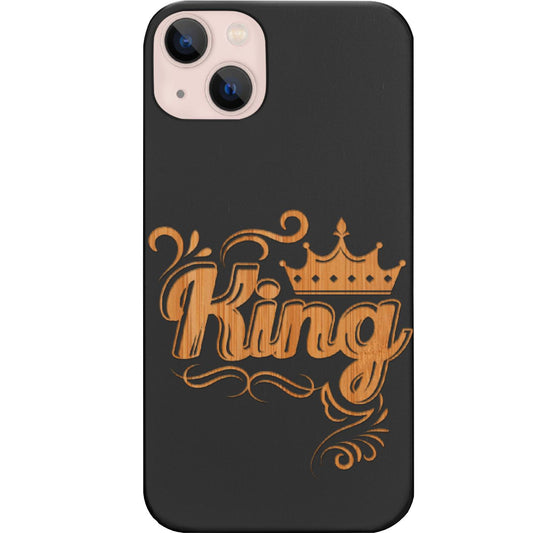 King 1 - Engraved Phone Case for iPhone 15/iPhone 15 Plus/iPhone 15 Pro/iPhone 15 Pro Max/iPhone 14/
iPhone 14 Plus/iPhone 14 Pro/iPhone 14 Pro Max/iPhone 13/iPhone 13 Mini/
iPhone 13 Pro/iPhone 13 Pro Max/iPhone 12 Mini/iPhone 12/
iPhone 12 Pro Max/iPhone 11/iPhone 11 Pro/iPhone 11 Pro Max/iPhone X/Xs Universal/iPhone XR/iPhone Xs Max/
Samsung S23/Samsung S23 Plus/Samsung S23 Ultra/Samsung S22/Samsung S22 Plus/Samsung S22 Ultra/Samsung S21