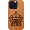 King - Engraved Phone Case for iPhone 15/iPhone 15 Plus/iPhone 15 Pro/iPhone 15 Pro Max/iPhone 14/
    iPhone 14 Plus/iPhone 14 Pro/iPhone 14 Pro Max/iPhone 13/iPhone 13 Mini/
    iPhone 13 Pro/iPhone 13 Pro Max/iPhone 12 Mini/iPhone 12/
    iPhone 12 Pro Max/iPhone 11/iPhone 11 Pro/iPhone 11 Pro Max/iPhone X/Xs Universal/iPhone XR/iPhone Xs Max/
    Samsung S23/Samsung S23 Plus/Samsung S23 Ultra/Samsung S22/Samsung S22 Plus/Samsung S22 Ultra/Samsung S21